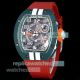 Swiss Clone Richard Mille RM029 Carbon Fiber Le Mans Edition Red Rubber Strap Watch (2)_th.jpg